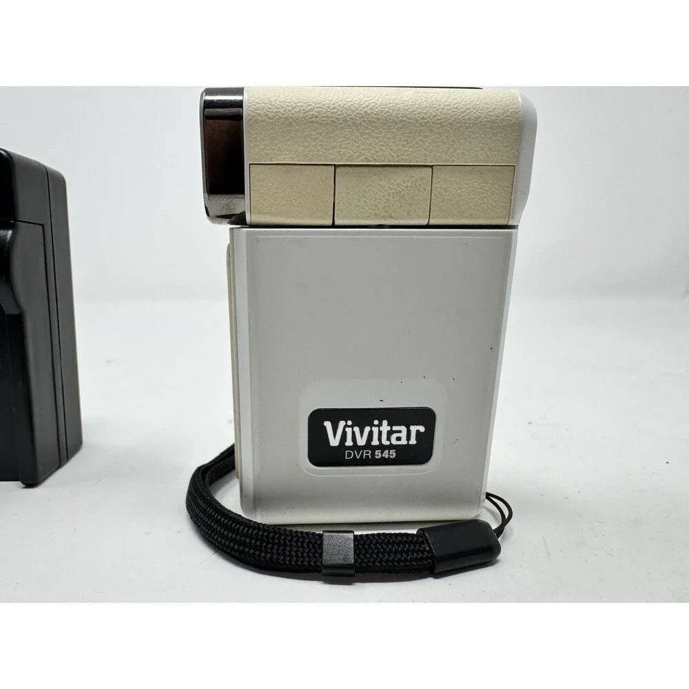 Vivitar DVR545 HD High Definition Handheld Camcorder White